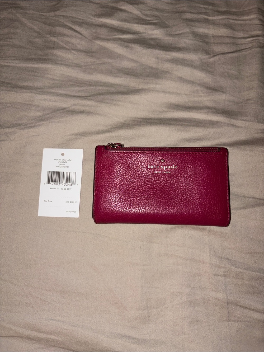 Kate Spade Small Slim Bifold Wallet